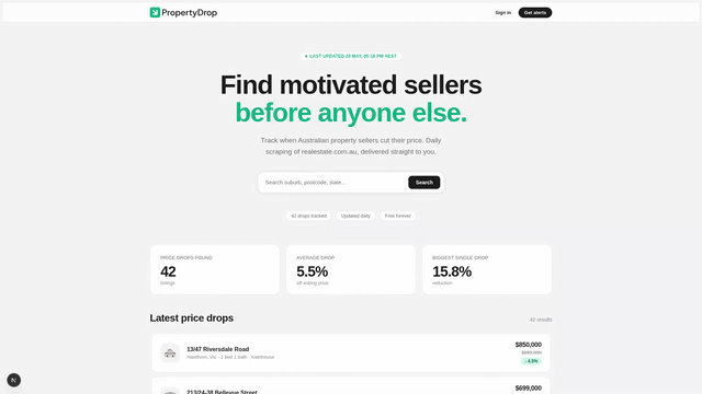 The latest drops are free. The full list is gated until you sign in.